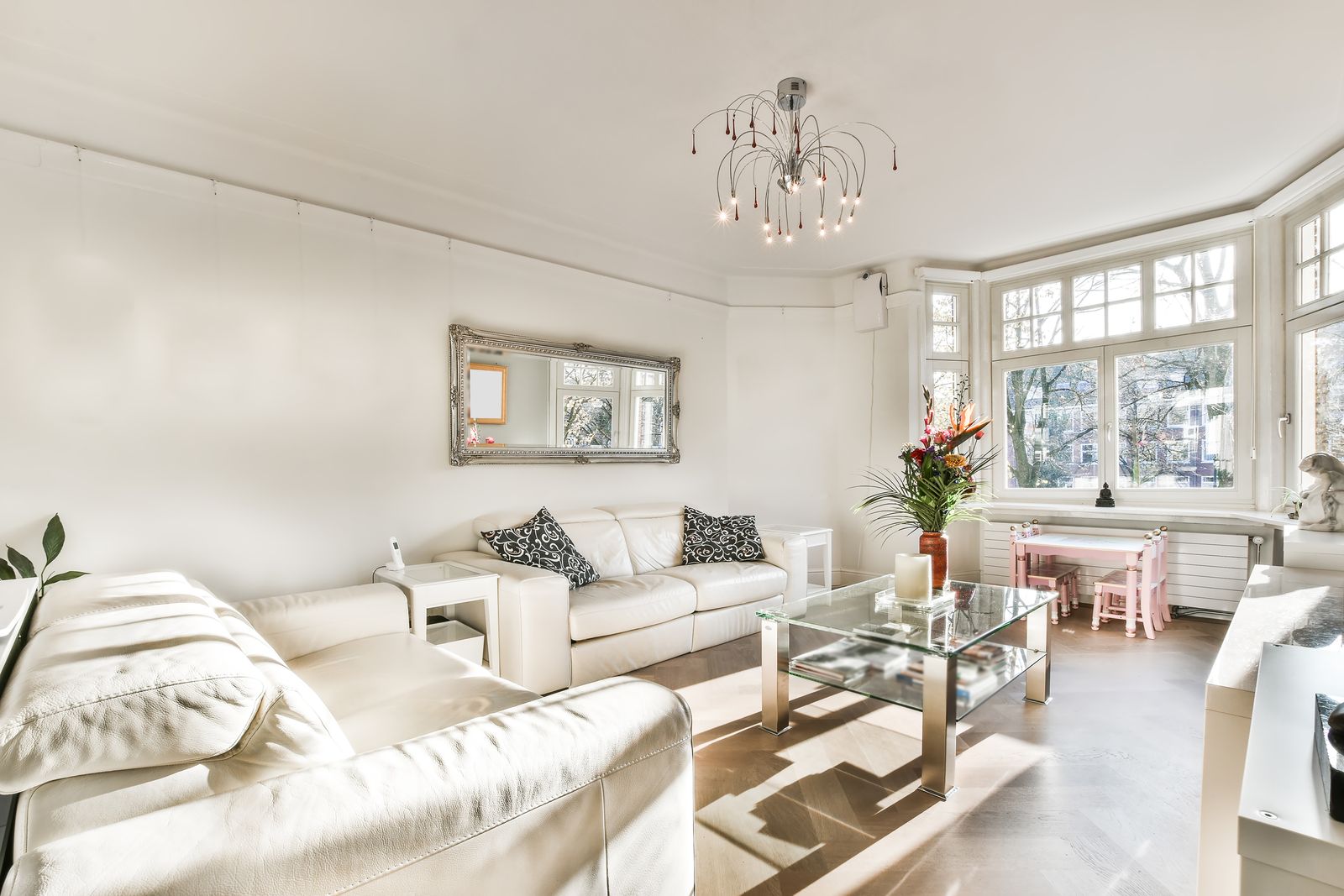 Elegant living room with professional interior painting in Lakewood Ranch, Florida